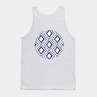 Shibori Tribal Pattern Tank Top